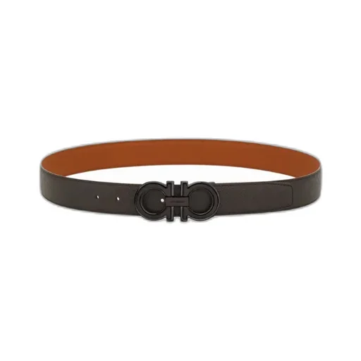 Reversible And Adjustable Gancini Belt