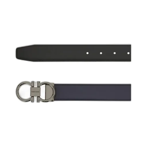 Reversible And Adjustable Gancini Belt
