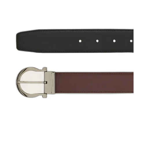 Reversible And Adjustable Gancini Belt