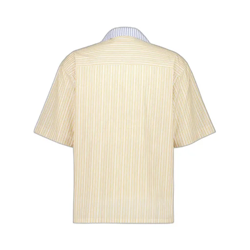 Striped Two-Tone Shirt