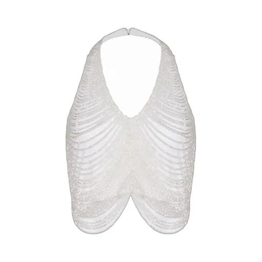 Giuseppe Di Morabito Rhinestone Fringe Top