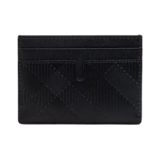 Burberry Check Embossed Card Holder