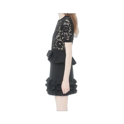 Valentino	Crewneck Lace Top