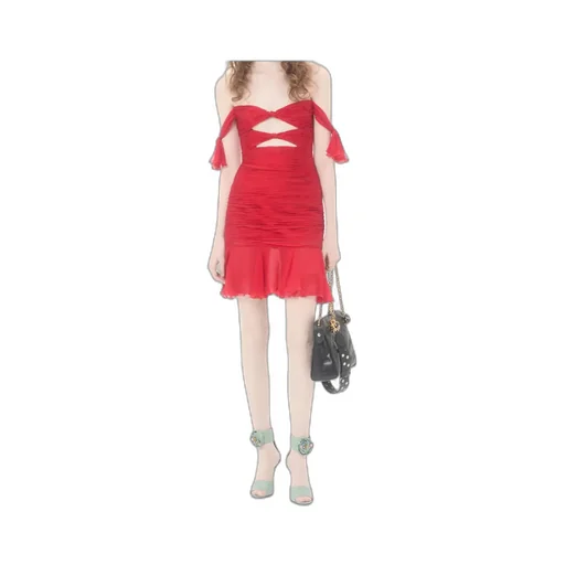 Flounce Chiffon Dress