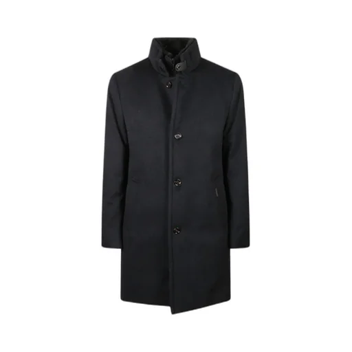 Bond-Fur-Cs Buttoned Cashmere Coat