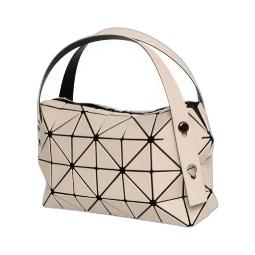 Small Boston Geometric-Pattern Tote Bag