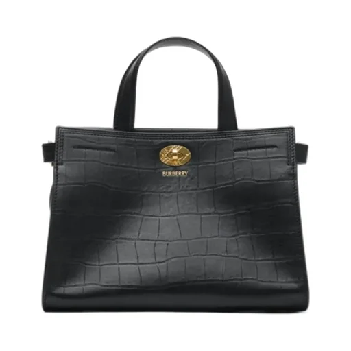 Burberry Mini Cotswolds Embossed Tote Bag