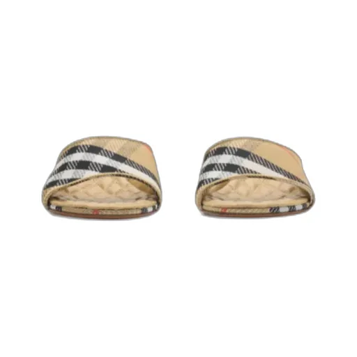 Burberry Check Sloane Mules