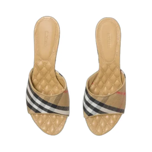 Burberry Check Sloane Mules