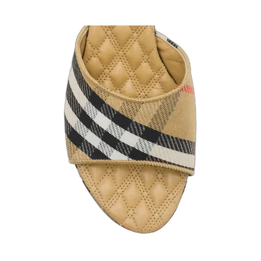Burberry Check Sloane Mules