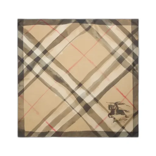 Burberry Watercolour Checked Scarf