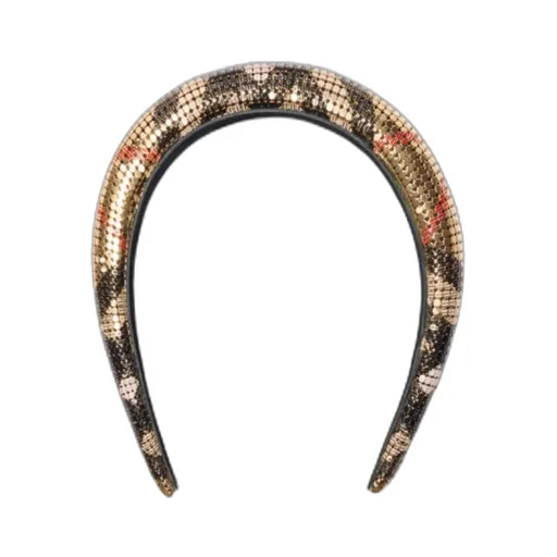 Check Mesh Headband