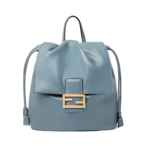 Fendi Ff Clasp Drawstring Backpack
