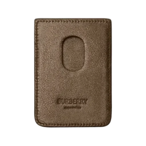 Burberry Pop Check Magnetic Card Case
