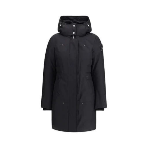 Moose Knuckles Logo Plaque Parka