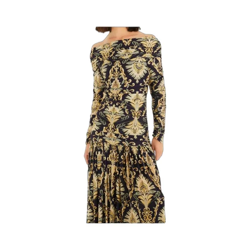 Arabesque Off-Shoulder Maxi Dress