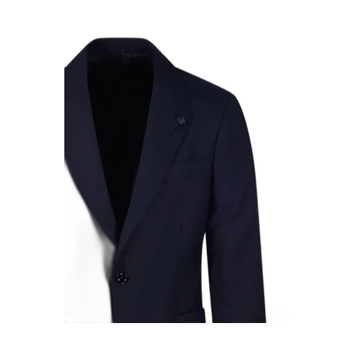 Lardini Virgin Wool Single-Breasted Jacket