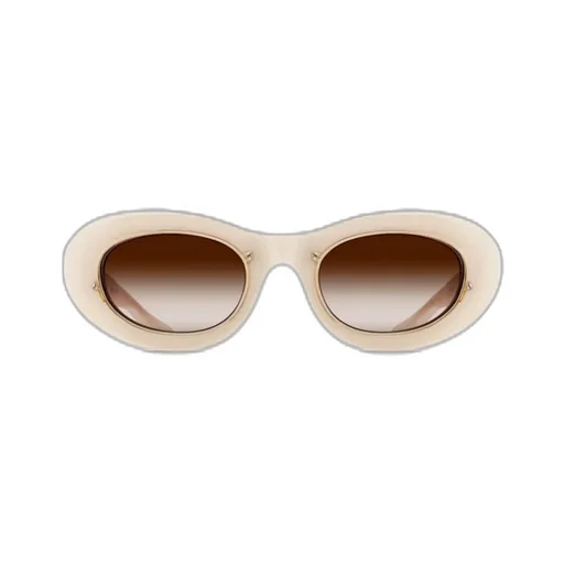Oval-Frame Sunglasses