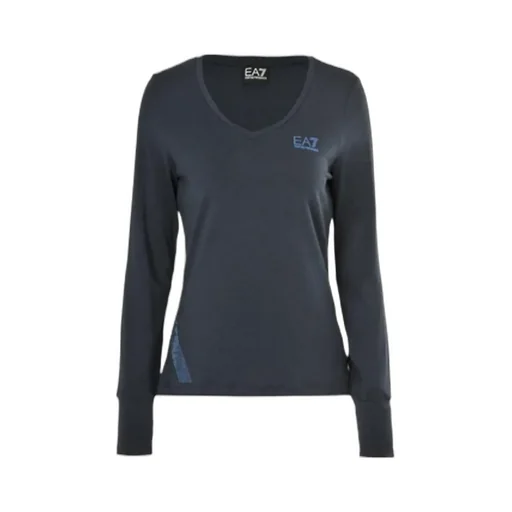 V-Neck Long-Sleeved T-Shirt