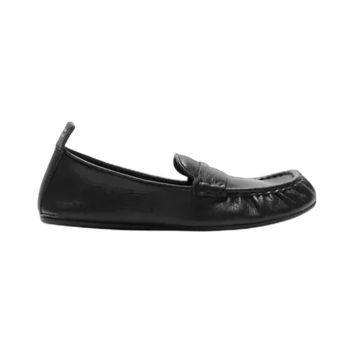 Penny-Slot Leather Loafers