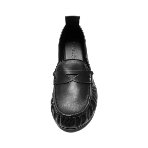 Penny-Slot Leather Loafers