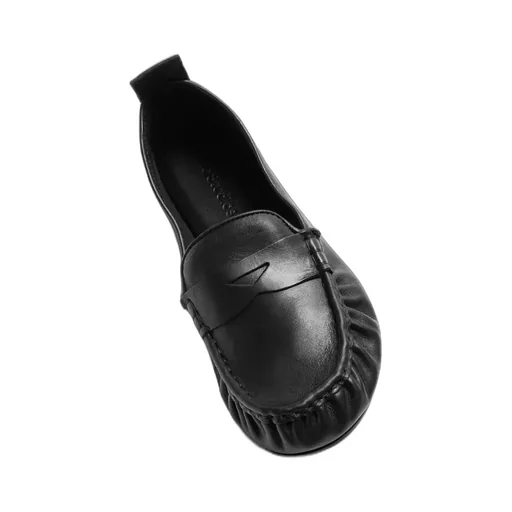 Penny-Slot Leather Loafers