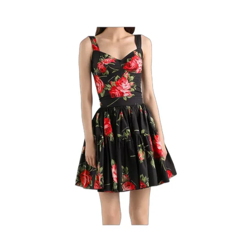 Tiered Floral Mini Skirt