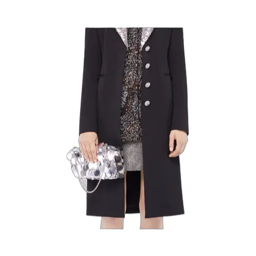 Rabanne Sparkle Baguette Bag