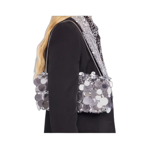 Rabanne Sparkle Baguette Bag
