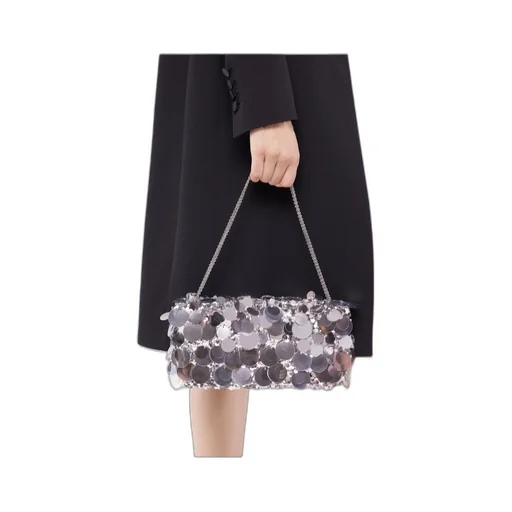 Rabanne Sparkle Baguette Bag