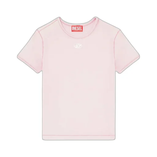 Diesel T-Uncutieslong-Od Metallic Oval D T-Shirt