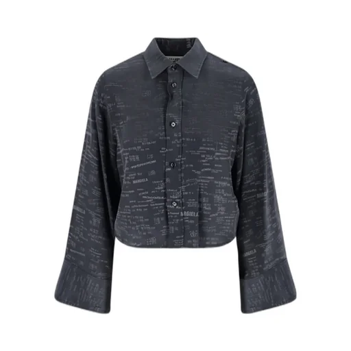 Mm6 Maison Margiela Jacquard Convertible Shirt