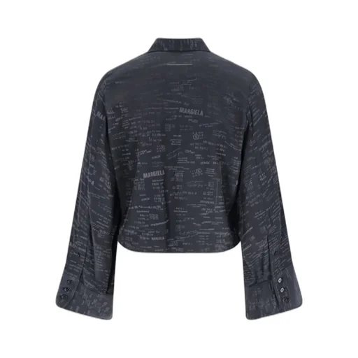 Mm6 Maison Margiela Jacquard Convertible Shirt