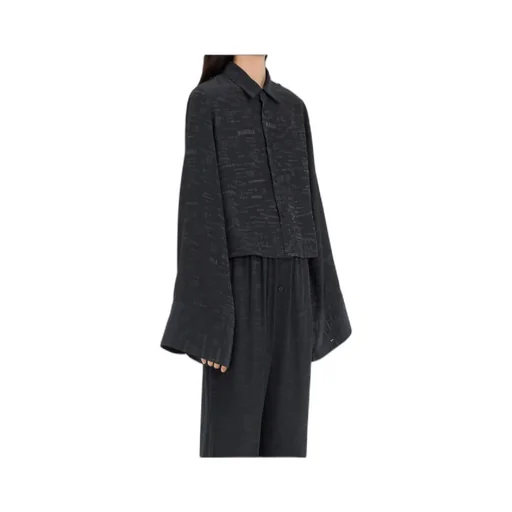 Mm6 Maison Margiela Jacquard Convertible Shirt
