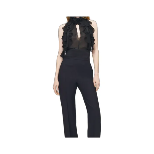 Alexander Mcqueen Ruffled Sleeveless Top