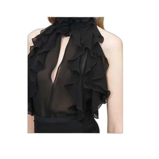 Alexander Mcqueen Ruffled Sleeveless Top