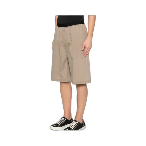 Mm6 Maison Margiela Logo Patch Elasticated Shorts