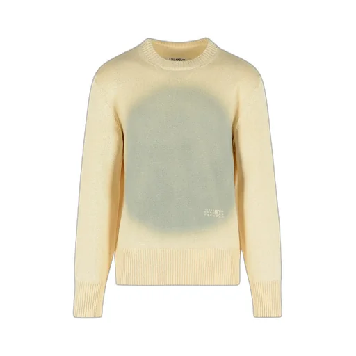 Mm6 Maison Margiela Numeric Printed Crewneck Jumper