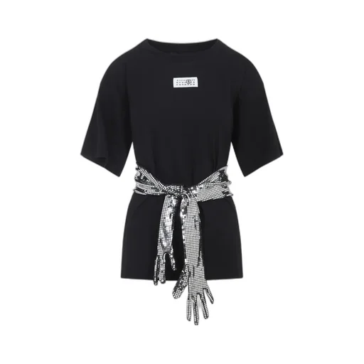 Mm6 Maison Margiela Roundneck Label T-Shirt