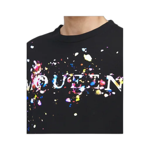 Alexander Mcqueen Confetti Logo T-Shirt