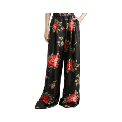 Dolce & Gabbana Floral Wide-Leg Pants