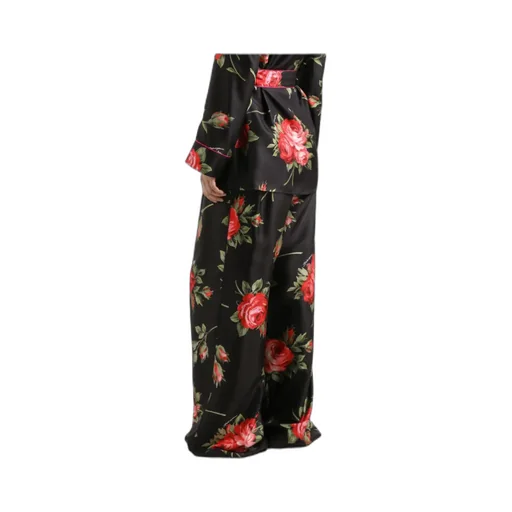 Dolce & Gabbana Floral Wide-Leg Pants