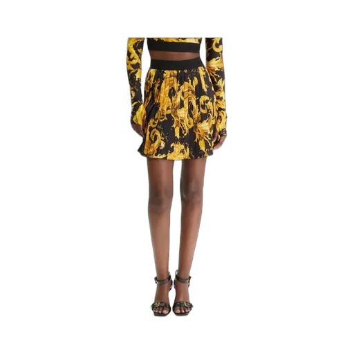 Patterned Midi Skirt