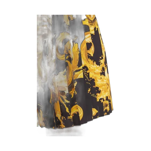Patterned Midi Skirt