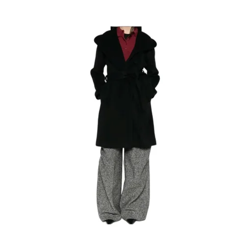 Hooded Belted Coat