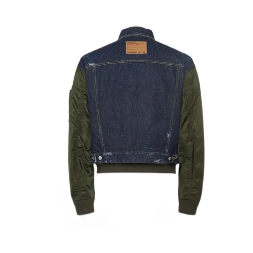 Distressed Detail Casual Jacket