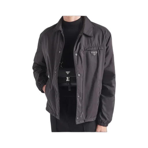 Shirt-Collar Button Jacket