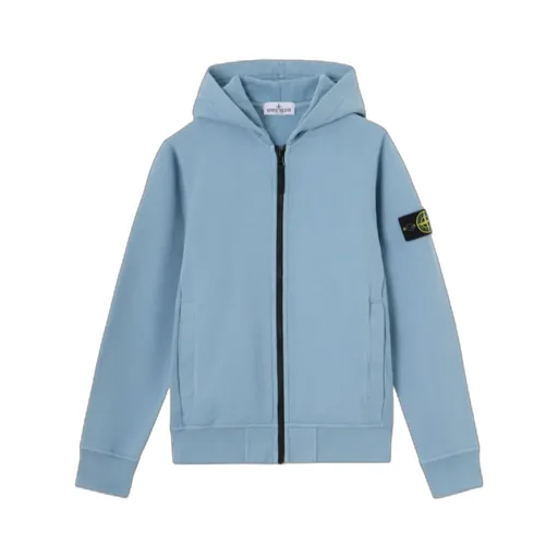 Hooded Zip-Up Sweatshirt With Pockets And Ribbed Details