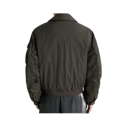 Flap-Pocket Zip-Fastening Jacket