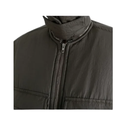 Flap-Pocket Zip-Fastening Jacket